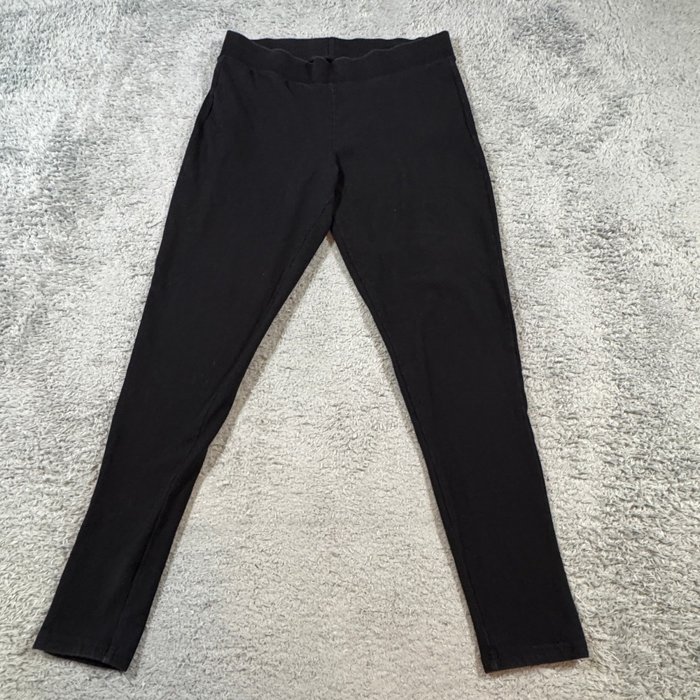 Torrid Womens Plus Size 1 Black Cotton Spandex Stretch Casual Leggings